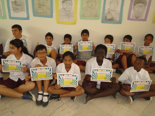 All students received certificates of participation.