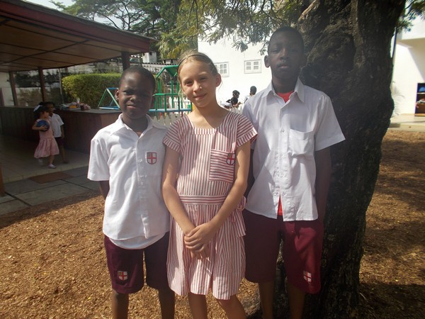 Lower School team:  Mike Ajavon, Anke de Kock, Julius Orji