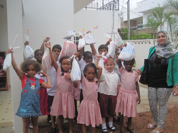 Years 2 and 3 with their shopping